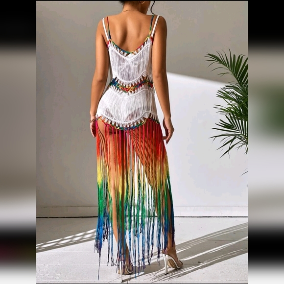 FRINGE BEACH COVER UP - Picture 4 of 9